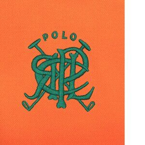 POLO RALPH LAUREN REGULAR FIT 100% COTTON PIQUE KNIT SHIRT ORANGE X-LARGE, XL